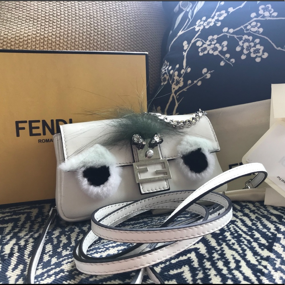 Fendi Monster Micro Baguette Bag